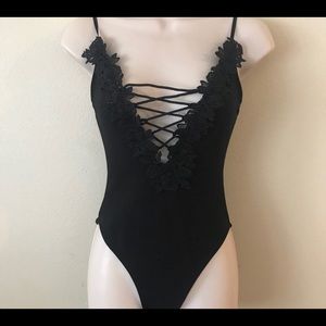 Pretty little thing body suit size small